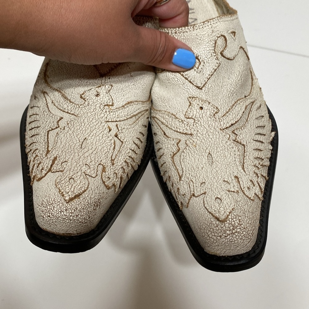 MIA Phoenix Slip on Mule Distressed Leather - Picture 4 of 16